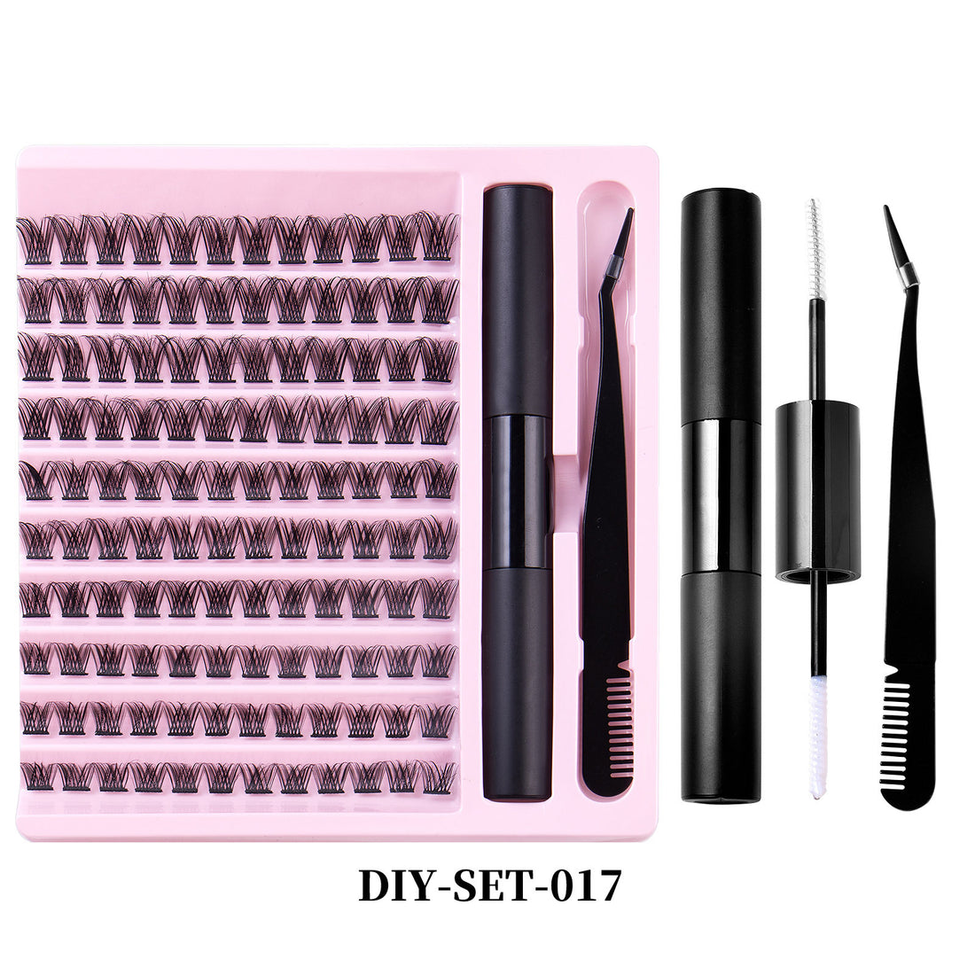 Eyelash Set With Single Cluster Natural Large Capacity