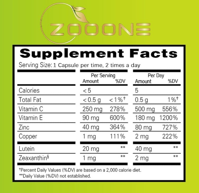 Eye Protection Lutein Eye Vitamin Supplement