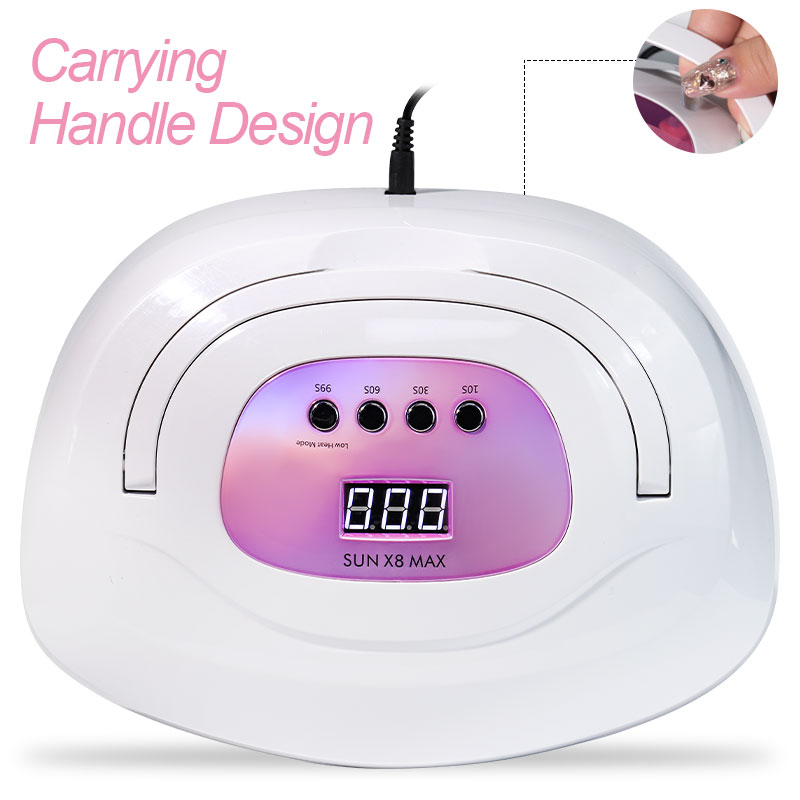 LED UV Lamp Nail Dryer 57 PCS LEDs Fast Drying Nail Gel Polish Manicure Gel Lamp With Motion Sensing LCD Display