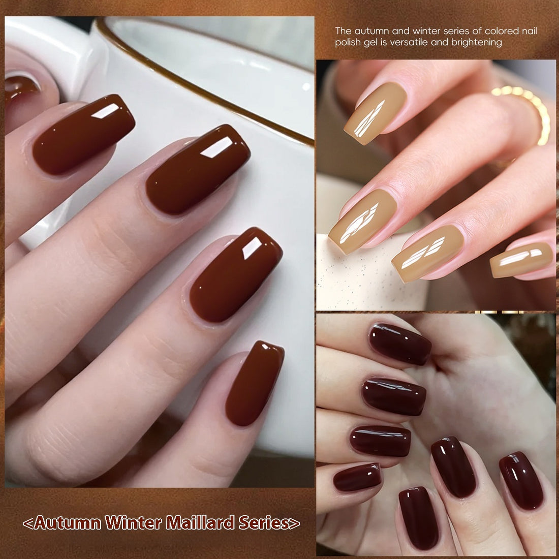 UV Polish Khaki Deerskin Brown Nail Salon Popular Color
