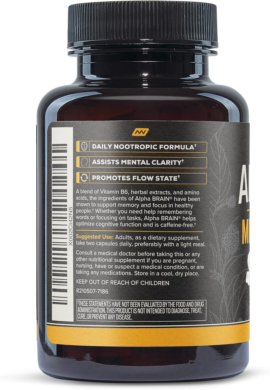 Alpha Brain Supplement Capsules