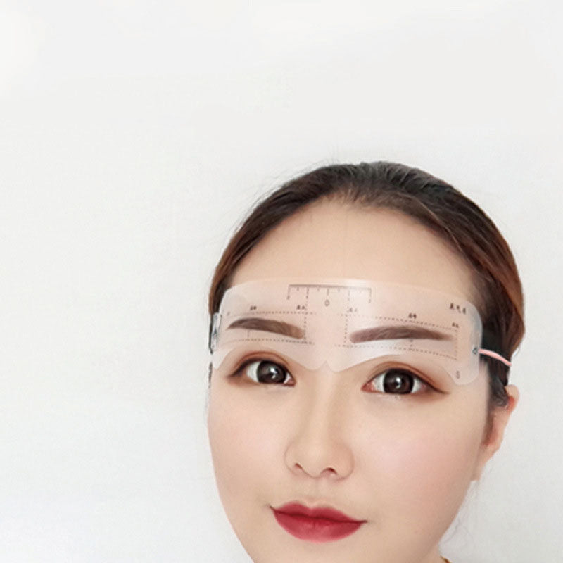 Reusable Eyebrow Mold With Elastic Band, Eyebrow Makeup Tool Suitable For Beginners